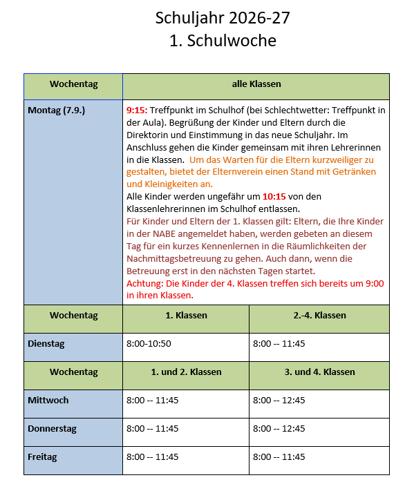 1. Schulwoche neu